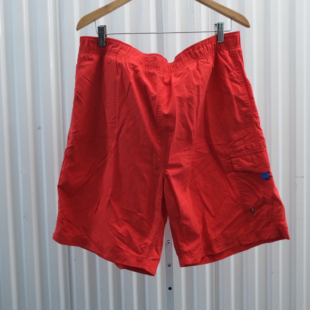 Polo Ralph Lauren‎ Red Swim Trunks Mens Size XL  Mesh Lined